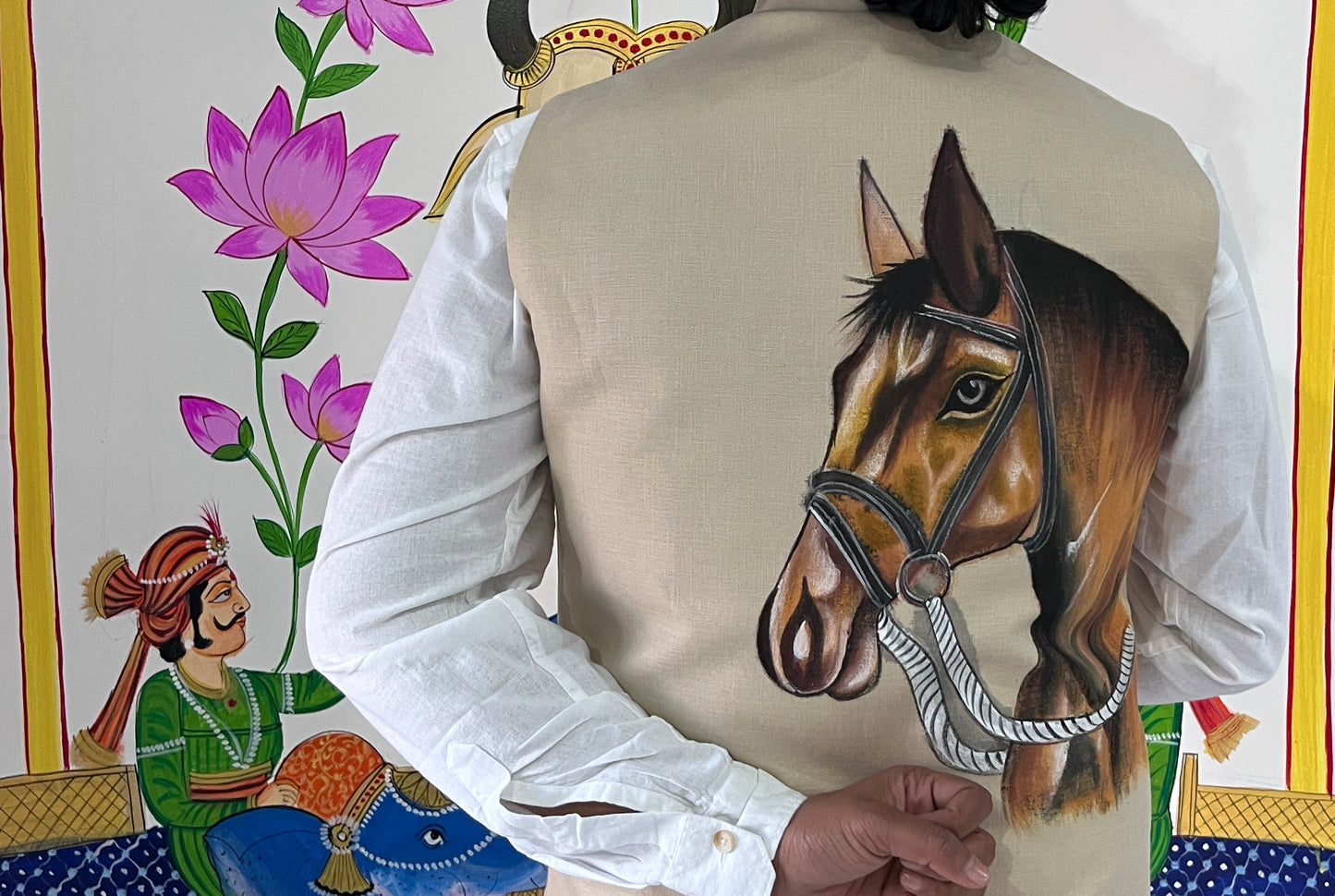 A royal horse Nehru Jacket